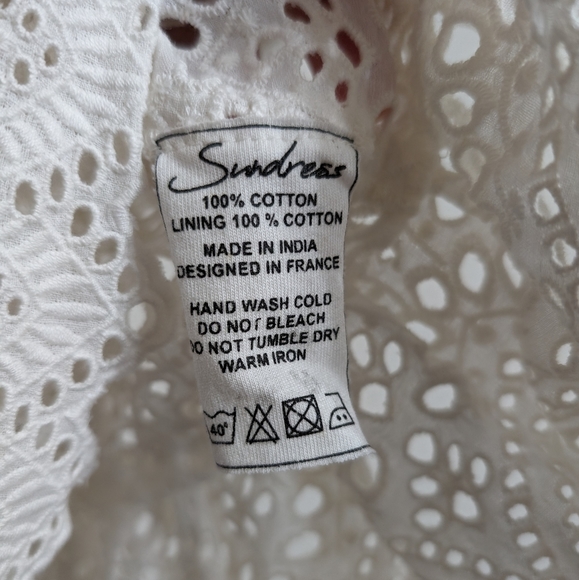 Sundress eyelet dress size XS - Picture 6 of 10